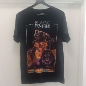 Marvel Black Panther Tee - Black and Orange